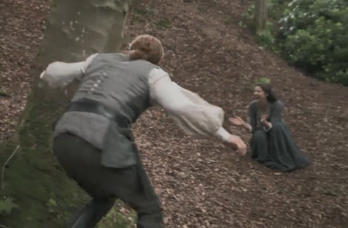 New_Sasha's tweet photo. Jamie &amp; Claire getting to play with their grandson makes me 🥺😍 https://t.co/W0UeQ9UvvX