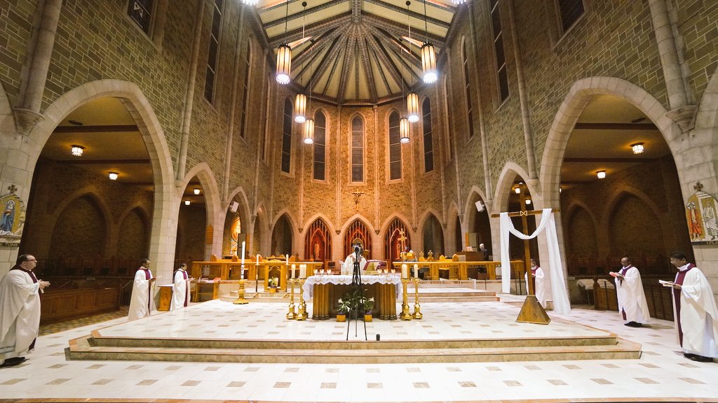 archedmonton's tweet photo. He is risen! Alleluia! Alleluia! Have a blessed Easter. #yeg #archedmonton https://t.co/9nYsYpiUF1