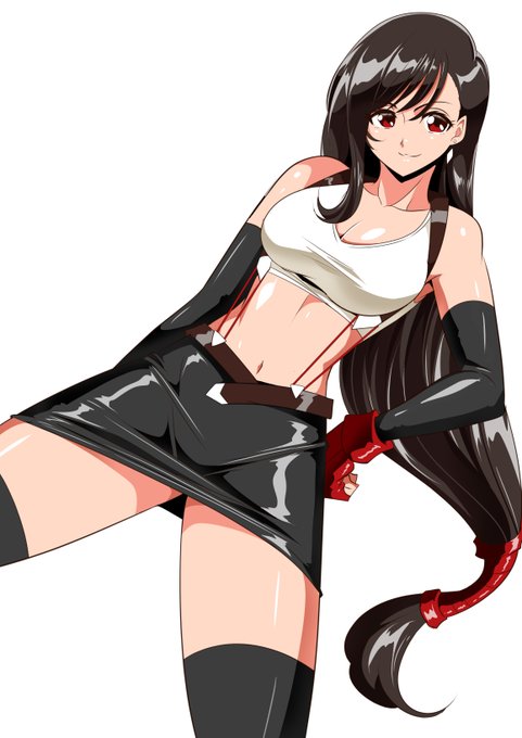 FF7リメイクでティファの人気が再燃しそうな予感。そしてやはりワラビモチーはその格好で格闘武術は無理でしょwな超ミニタイトスカートのティファが大好きです 