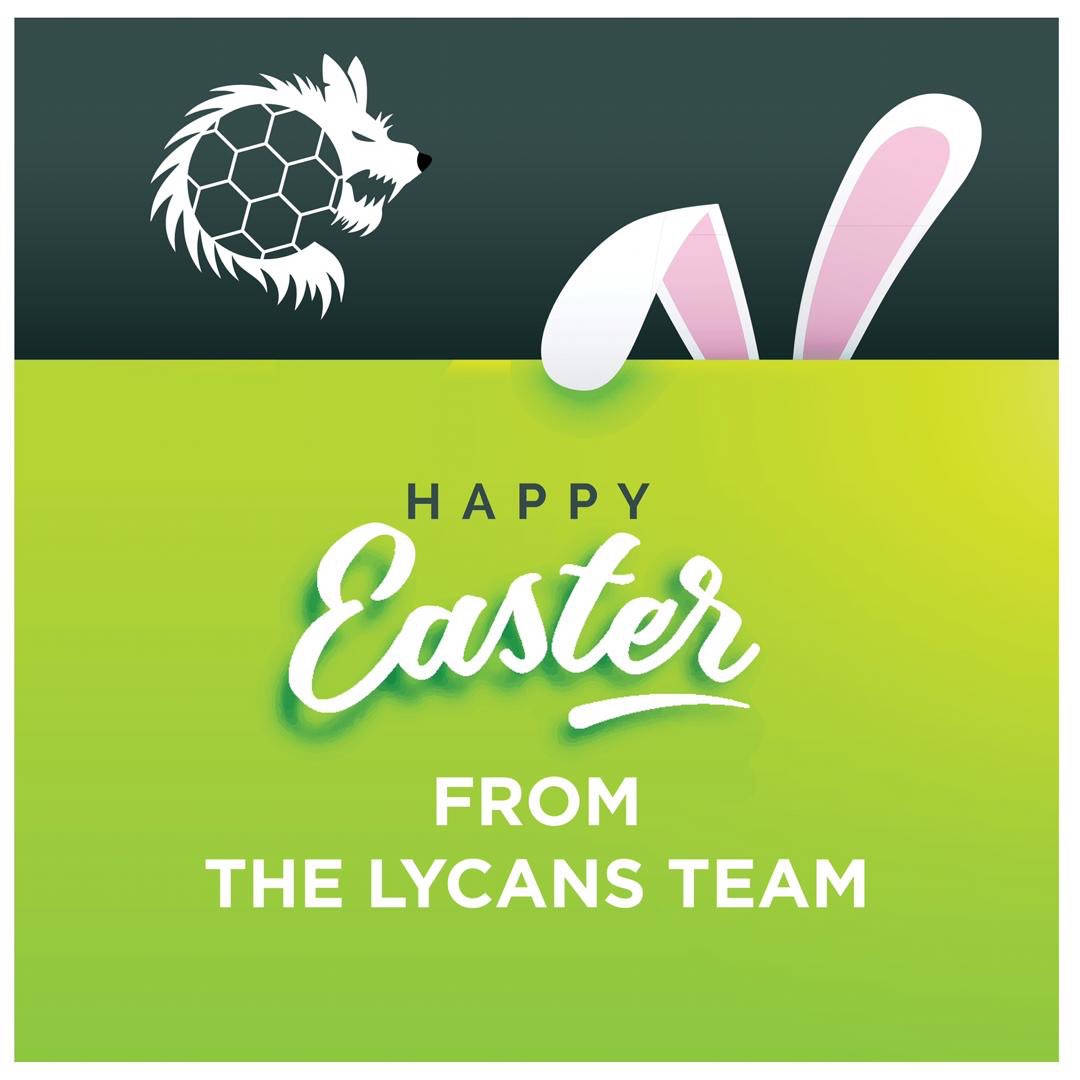 LycansFootball's tweet photo. A happy Easter from us, to you and yours☺️ https://t.co/t5HVheFkJ9