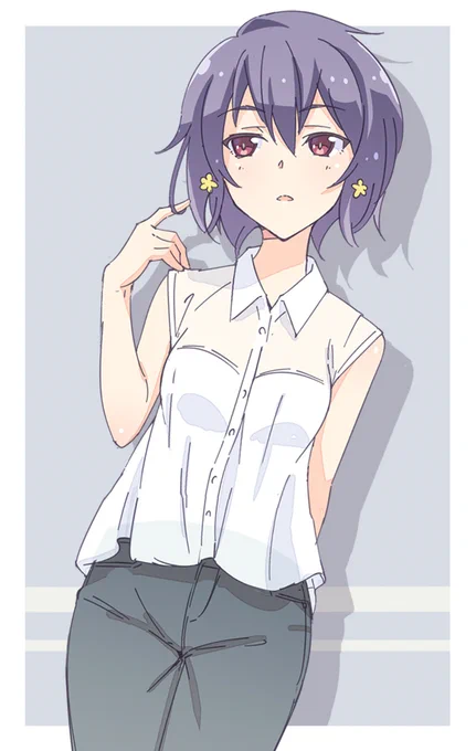 お題:私服(春)
私服?

 #ゾンサガ版深夜の真剣お絵かき60分一本勝負 