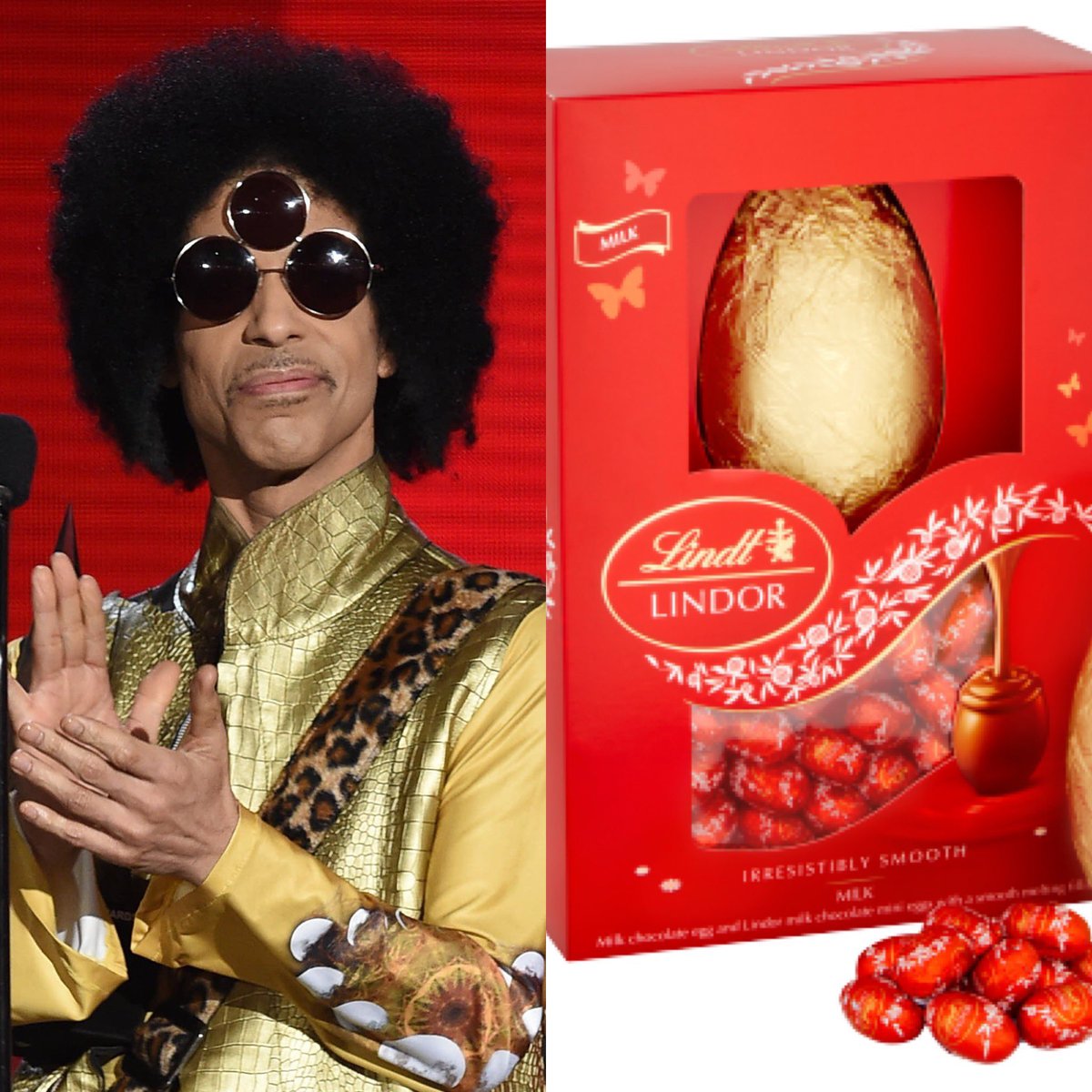 RachaelvsWorld's tweet photo. Prince as Easter eggs 
have a great Sunday https://t.co/p9IVuFADE8