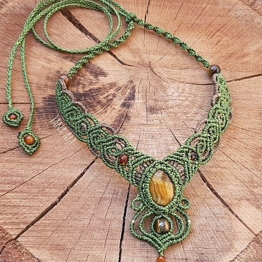 MacraMarthe's tweet photo. Macrame necklace with tiger eye and amber beads.
https://t.co/V3PfpqmwwH https://t.co/7oew4932L1