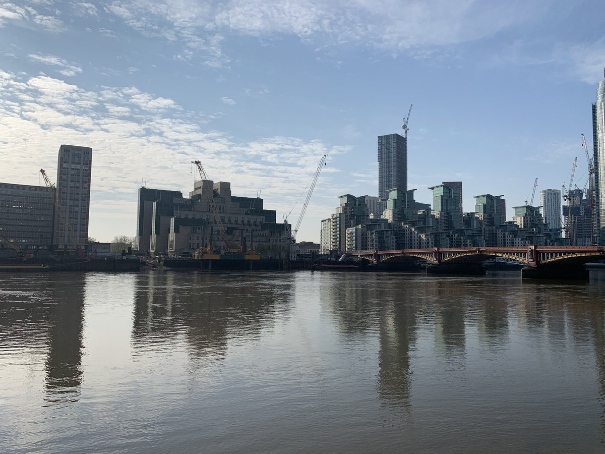 The Effra meets the Thames in front of the MI6 building. Here, in 2010, 7000 year old timber piles were found. They’d been erected on an island in the mouth of the Effra, presumably for cultic reasons: making them the oldest witness in London to a belief in the supernatural.