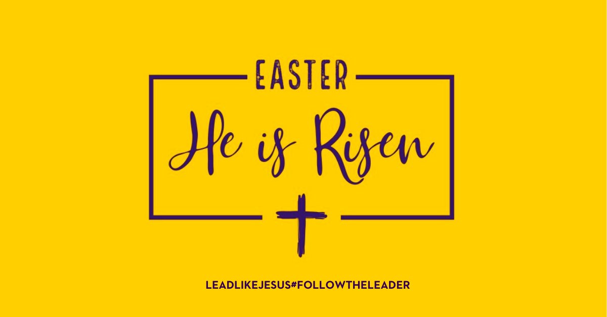 LeadLikeJesus's tweet photo. Joy to the world! Christ is Risen! Happy Easter from Lead Like Jesus!
Mark 16:5-7
#Easter2017 #HeIsRisen #LeadLikeJesus https://t.co/Pj4uvAD7JE