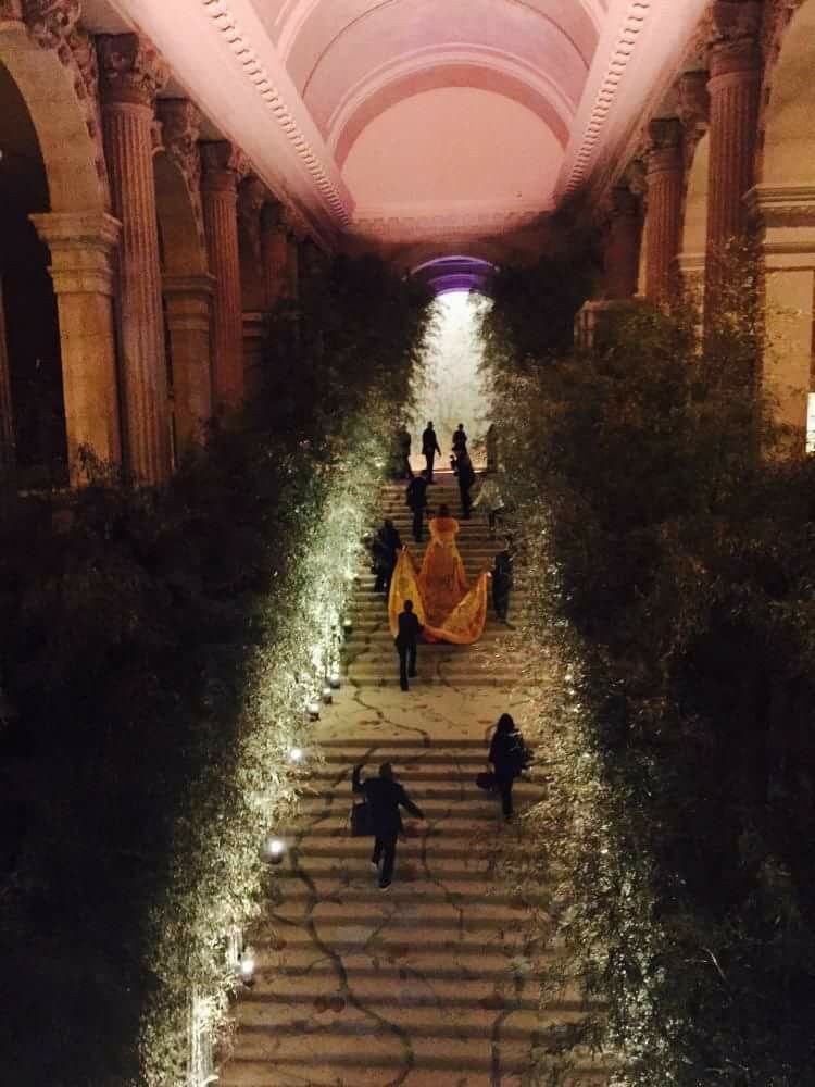 THE ICONIQUE GUO PEI MOMENT. Rihanna in Guo Pei at the 2015 Met Gala (which she co-hosted).