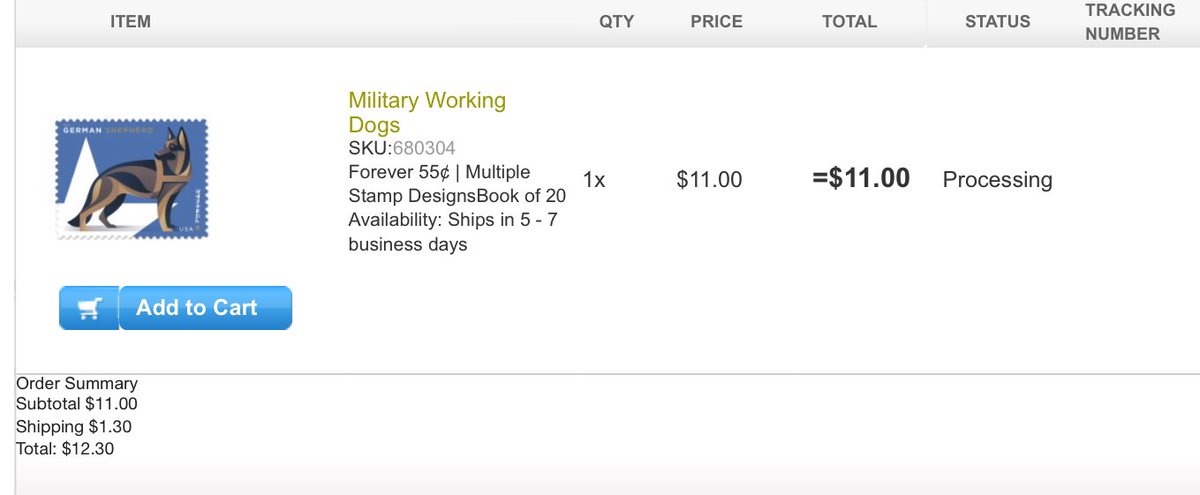 I ordered the USPS Military Working Dogs forever stamps. You? #SaveTheUSPS
