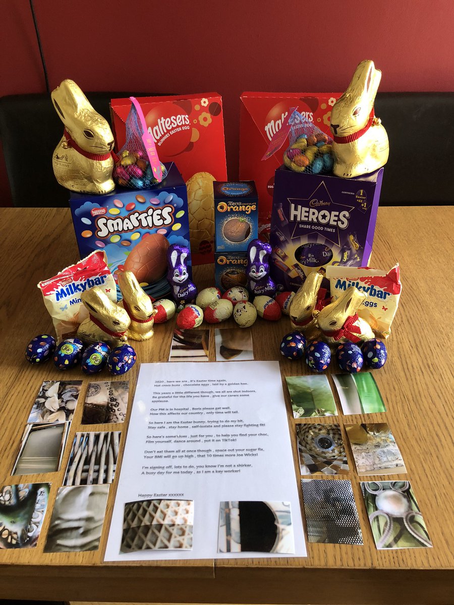 Even in these uncertain times the Easter bunny triumphs again!