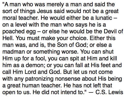 Jesus wasn’t killed because he was a great teacher, or because he performed miracles, but because he claimed to be God and to be the king over all creation. That threatened not only the religious elite, but also the political power structures. If Jesus is king, Caesar is not.