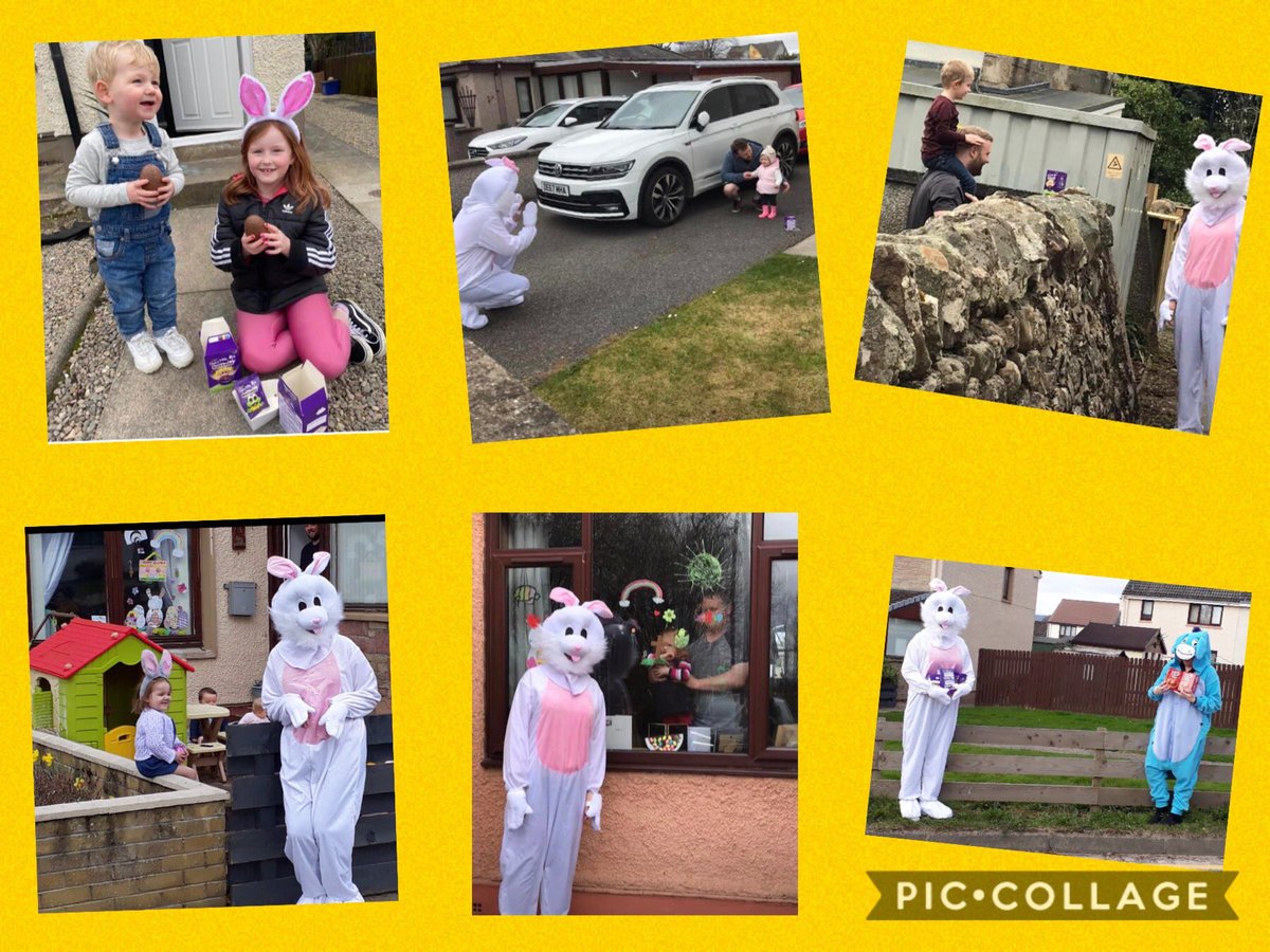 lotty_davidson's tweet photo. Our Easter bunny went out to share some treats. 🐰🐣Covered Alness & Invergordon. Now a treat for the bunny 🥂😊#lotsofsmilingfaces #brighteninguptheday #itswhatwedo @PaulThomson3231 @coopuk https://t.co/qfXR9bBv28