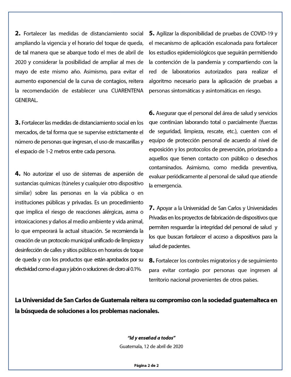 arti_sebuahrasa's tweet photo. #ComunicadoOficial 

Ante el aumento de casos activos de #COVID-19 en el territorio de Guatemala y el próximo vencimiento de las medidas de distanciamiento social

#QuédateEnCasa https://t.co/I1WBKgnbeW