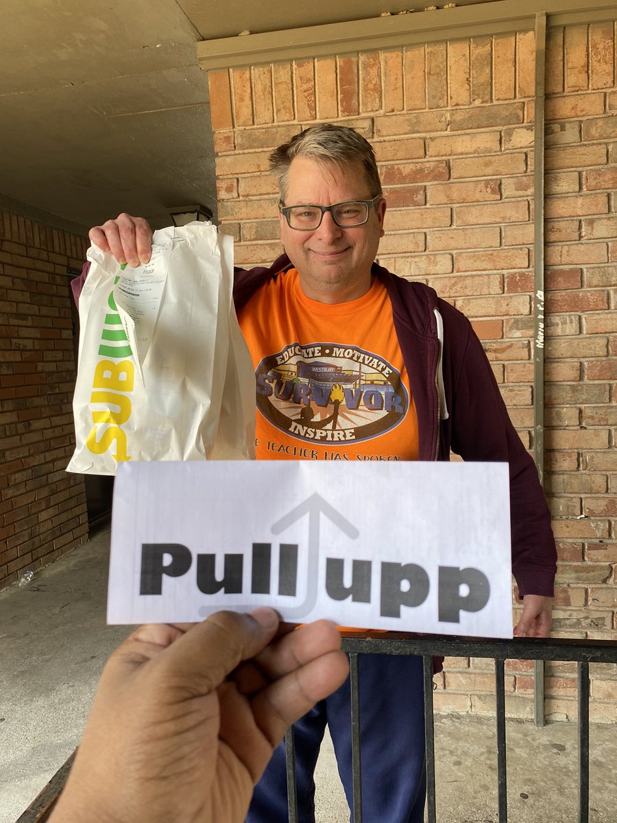 wePullupp's tweet image. This guy says ... I’m disabled and I can’t get around like I want to ...but I love to eat! He then says: can you all Pullupp every day. Our reply: Yes Sir we sure can😁 #pullupp