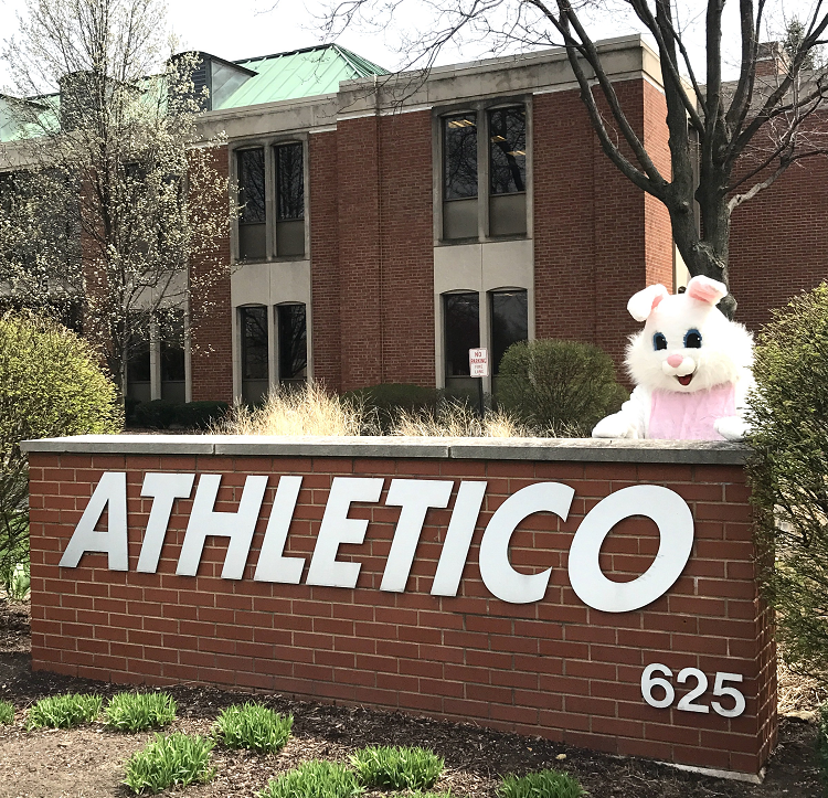 Athletico's tweet photo. Wishing everyone a Happy Easter! 🐰 https://t.co/nGy44CGZ0H