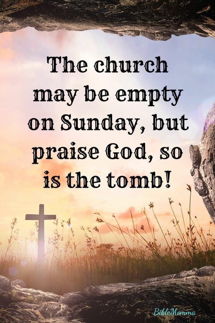 Enough said !                     Happy Easter/Resection Day