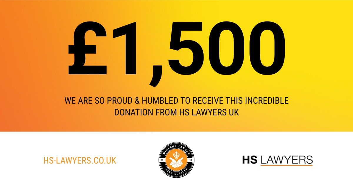 MidlandLangar's tweet image. In case you missed it previously, #MLSS were given a generous donation of £1500!!! Thank you to HS Lawyers🎉