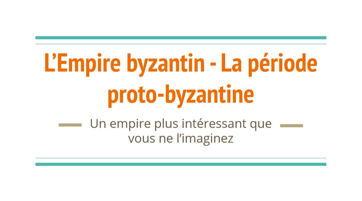 Aujourd’hui, nous allons parler d’un empire que je chéris particulièrement depuis plusieurs années : l’Empire byzantin ! C’est donc parti pour un fil de 38 tweets sur cet empire plus intéressant que vous ne l’imaginez !