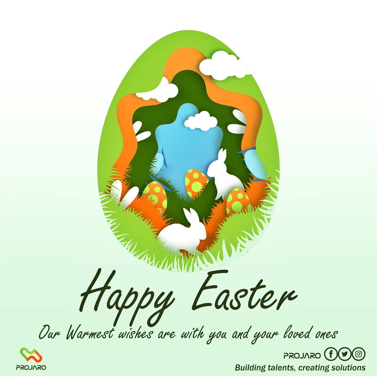 The occasion of Easter teaches us two things; good things never end and true love never dies. Our warmest love and wishes are with you and your loved ones. 

Happy Easter
