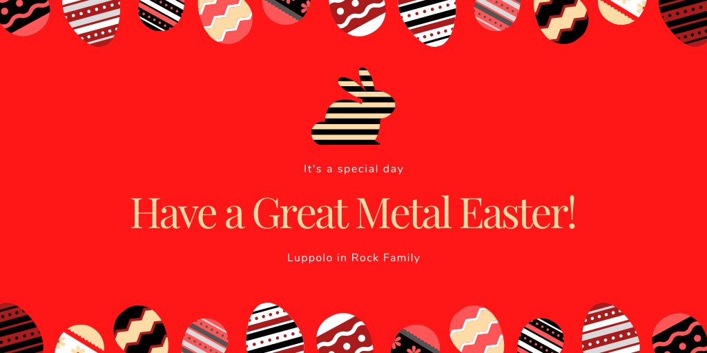 LuppoloR's tweet photo. Buona Pasqua dalla Luppolo in Rock Family 🐣🍻🎸 | #pasqua2020 #HappyEaster #stayrock #staymetal https://t.co/uHNRBKUzn5