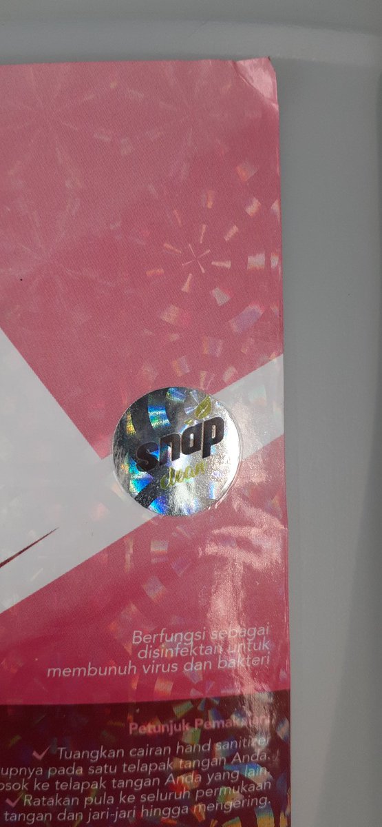 Snap Hand Sanitizer 4 liter 290 rb