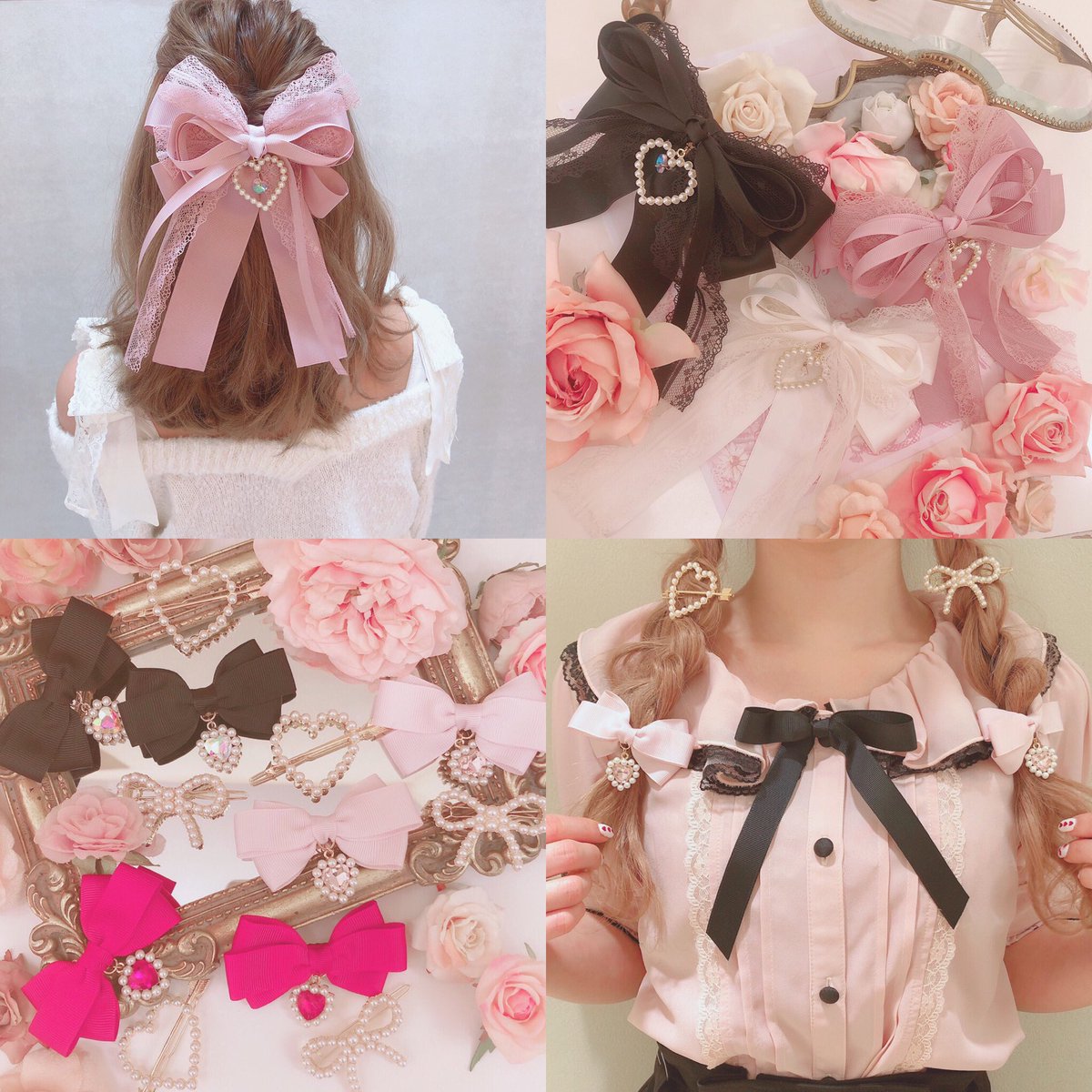 近鉄パッセ店💗 🎀ヘアアクセサリー特集🎀 セットクリップは いろいろ