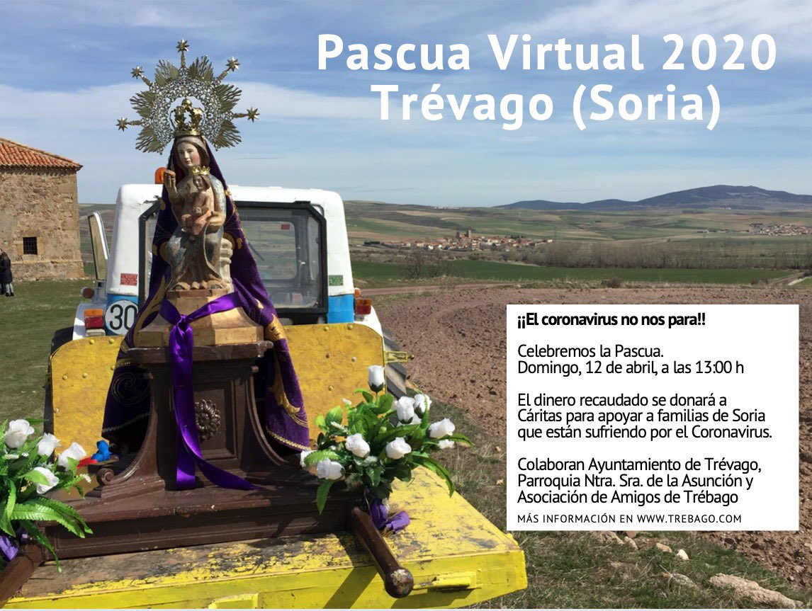 Hoy celebramos la Pascua Virtual en Trévago. No te la pierdas. trebago.com
#QuedateEnCasa #TodosSomosUno #celebraloEnCasa