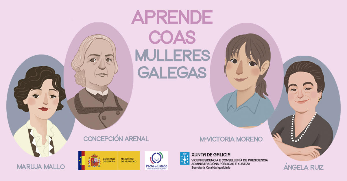 igualdadegal's tweet photo. 👩‍🏫 Aprende coas mulleres galegas | Unidades didácticas con actividades para coñecer e afondar na vida de catro referentes intelectuais de Galicia 📝 Descarga o material aquí ➡ https://t.co/bKfMYma7vi