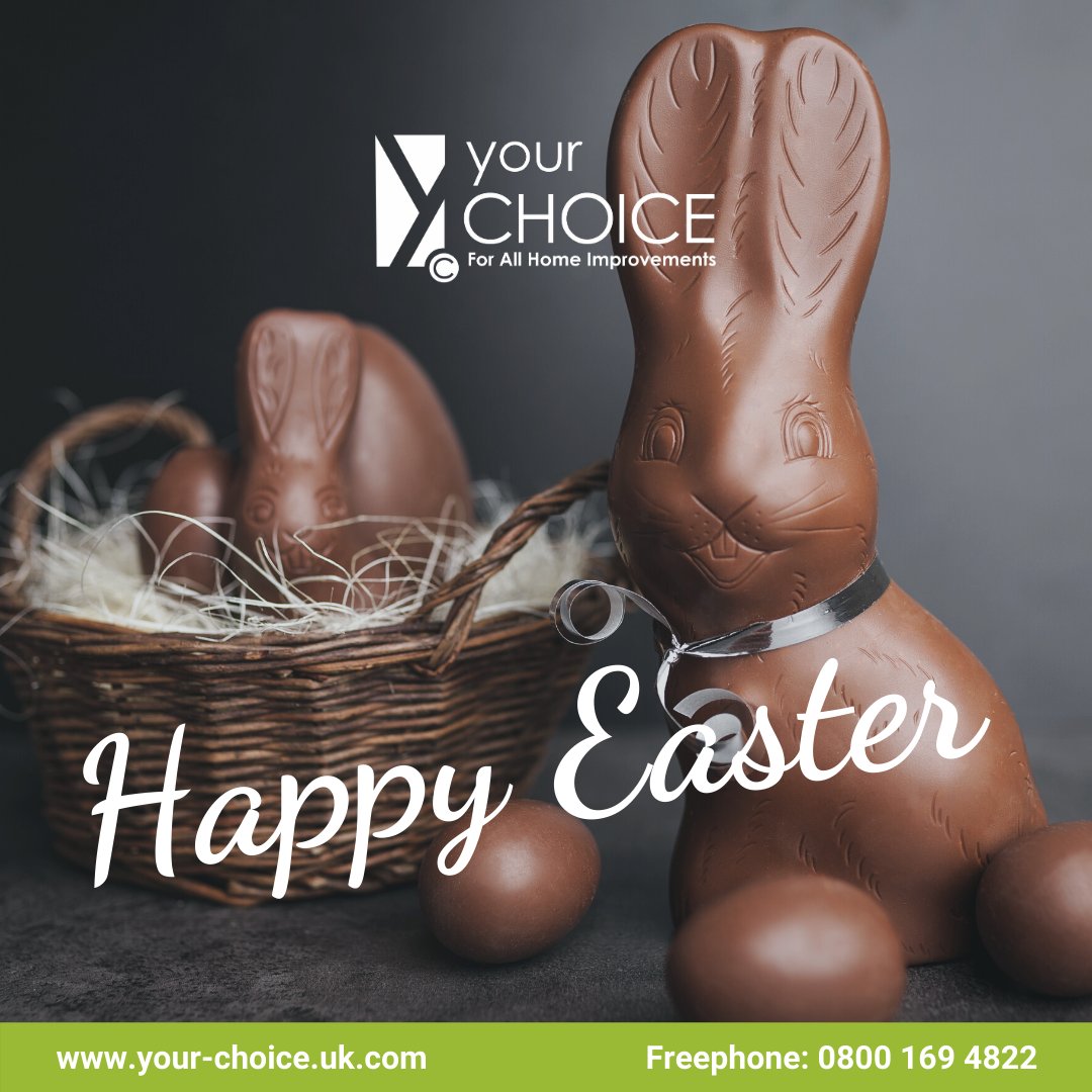 🐰🐰🐰 Happy Easter! 🐰🐰🐰
Wishing you all a very Happy Easter from all of the team here at Your Choice Home Improvements. 
.
#Easter #happyeaster #easterbunny #eastereggs #eastersunday #ukhome #ukhomestyle #homeimprovements