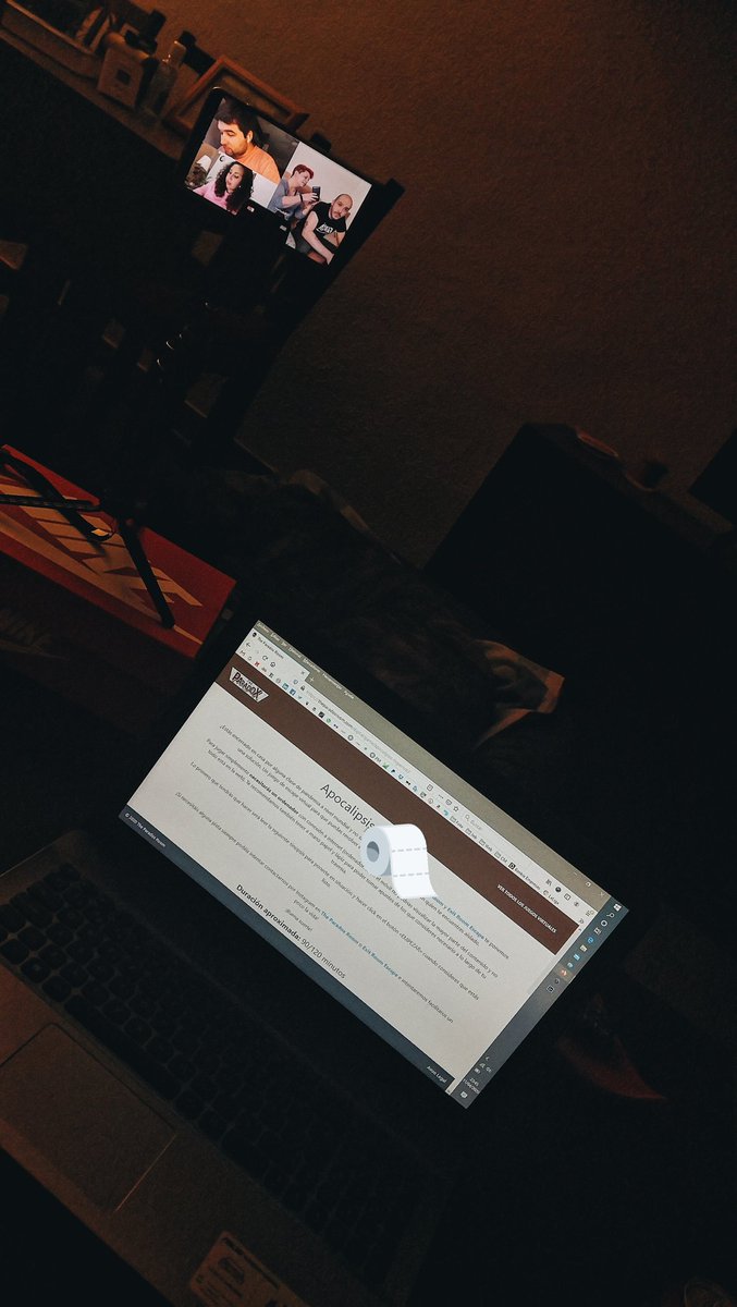 Noche divertida con amigos y un #escaperoom virtual gracias a The Paradox Room y <a href="/ExitRoomEscape/">Exit Room Escape</a>
👏🏻👏🏻👏🏻