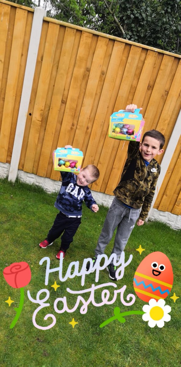 Happy Easter from the terrible two #HappyEaster #EasterSunday