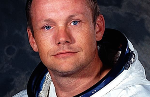 The first man to walk on the moon, Neil Armstrong (1930-Aug 25, 2012) was a chess player. In his biography by Leon Wagener ("One Giant Leap"), the author points out that Neil played chess with his six-year-old son Mark, while he was quarantined upon his return from the Moon.