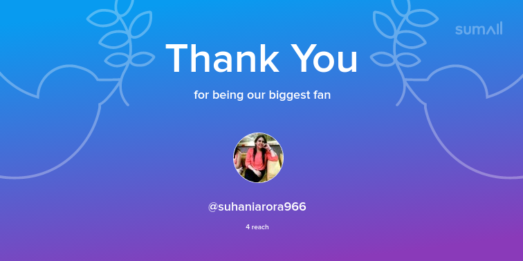 follow_sky's tweet photo. Our biggest fans this week: suhaniarora966. Thank you! via https://t.co/ABYVxQuNUh https://t.co/wvA8NJLA02