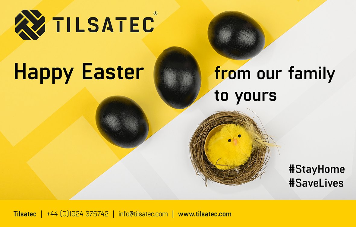 Tilsatec's tweet photo. From all of us at Tilsatec, we hope wherever you are you can enjoy a Happy Easter weekend.

Our warehouse will be closed on Easter Monday but will resume shipping orders again on Tuesday April 14th. 

#easter2020 #familytime #holidays https://t.co/B2Lr5vI7Rm