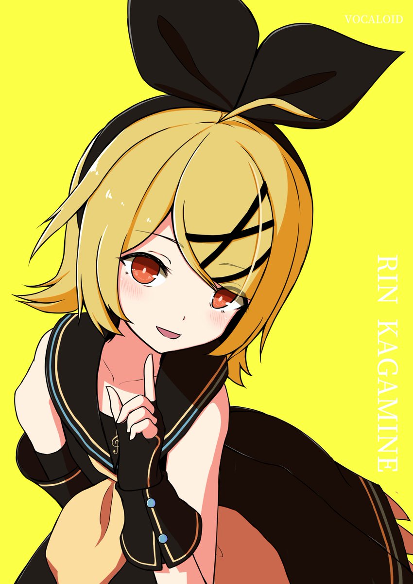 木屑 新人絵描き Auf Twitter スマホサイズの壁紙にしてみました Vocaloid 鏡音リン