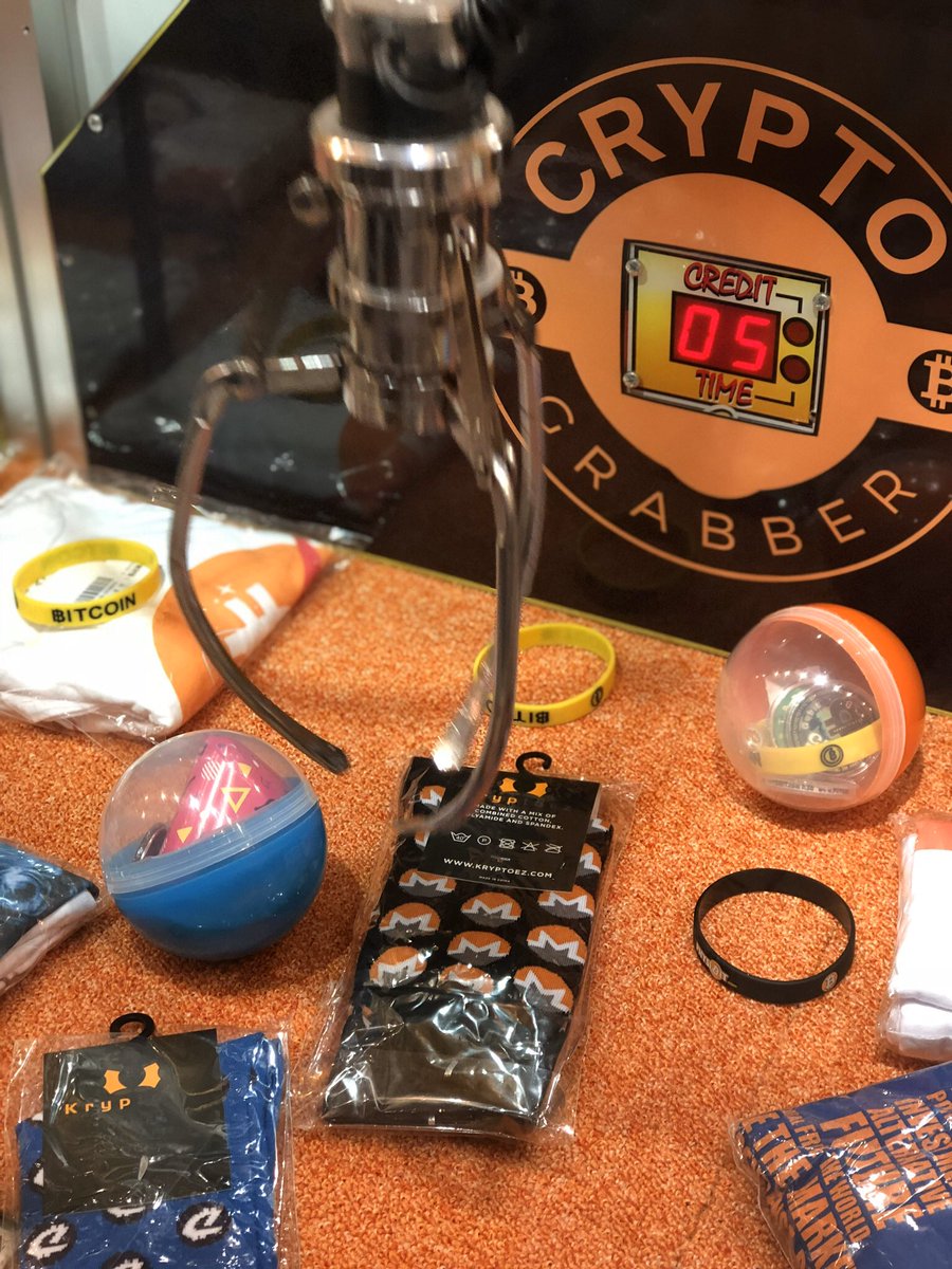 BitcoinGrabber's tweet photo. Our #CryptoGrabber @CoinFestUK 2019 was stacked with awesome goodies from @Kryptoez @PhysiBit @MantisCryptos @crypto_p_cards @Bitty_Bot @CryptoBatesGrou #CryptoGrabber video - https://t.co/IaOlHuGu4e https://t.co/XpRlu4PoRH