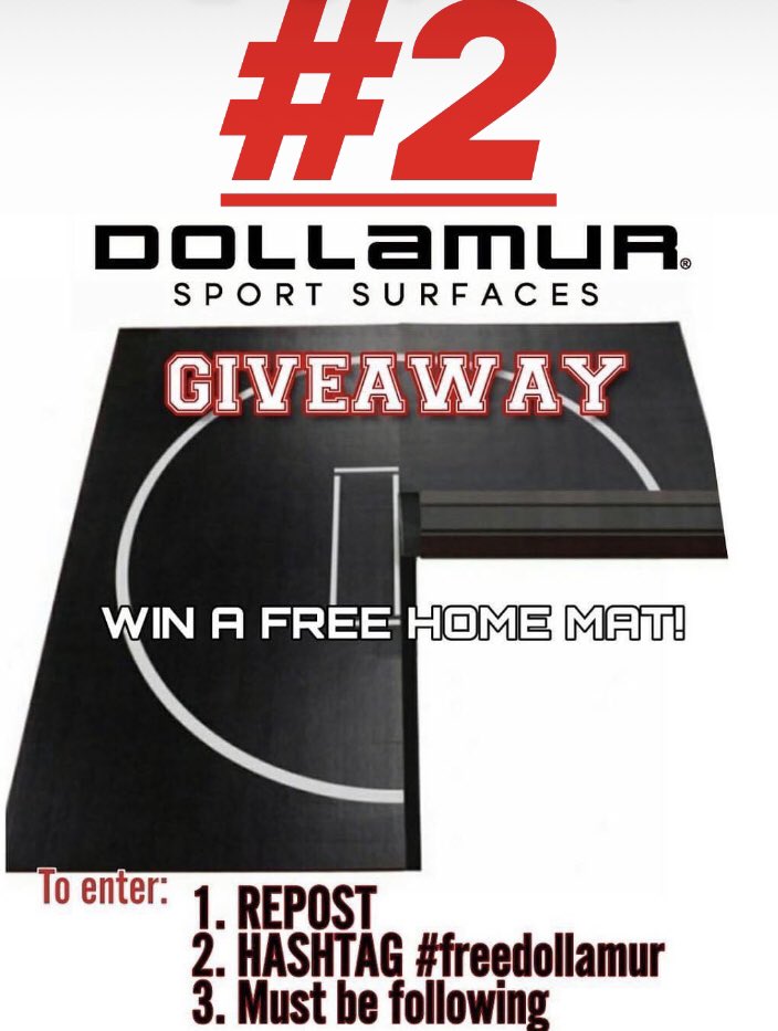 CAUSAWrestling (@calusawrestling) on Twitter photo 🚨MAT #Giveaway #✌🏻<a href="/USAWrestling/">USA Wrestling</a> <a href="/calUSAwrestling/">CAUSAWrestling</a> & <a href="/DollamurWrestle/">Dollamur Wrestling</a> are giving away a SECOND 🏡 mat from now, until Friday May 1st at 11am pst.
💡Rules
1 Tag 3 Friends
2 Must Follow <a href="/USAWrestling/">USA Wrestling</a> <a href="/calUSAwrestling/">CAUSAWrestling</a> & our corporate partner <a href="/DollamurWrestle/">Dollamur Wrestling</a>
3 Retweet 🚨MAT #Giveaway #✌🏻<a href="/USAWrestling/">USA Wrestling</a> <a href="/calUSAwrestling/">CAUSAWrestling</a> & <a href="/DollamurWrestle/">Dollamur Wrestling</a> are giving away a SECOND 🏡 mat from now, until Friday May 1st at 11am pst.
💡Rules
1 Tag 3 Friends
2 Must Follow <a href="/USAWrestling/">USA Wrestling</a> <a href="/calUSAwrestling/">CAUSAWrestling</a> & our corporate partner <a href="/DollamurWrestle/">Dollamur Wrestling</a>
3 Retweet