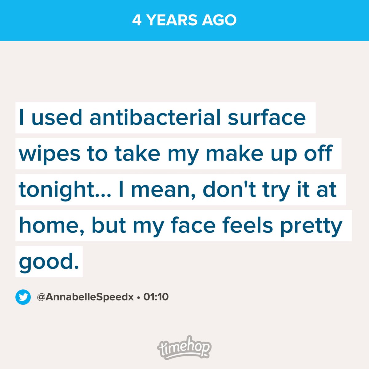 AnnabelleSpeedx's tweet image. How 2020 does this sound.