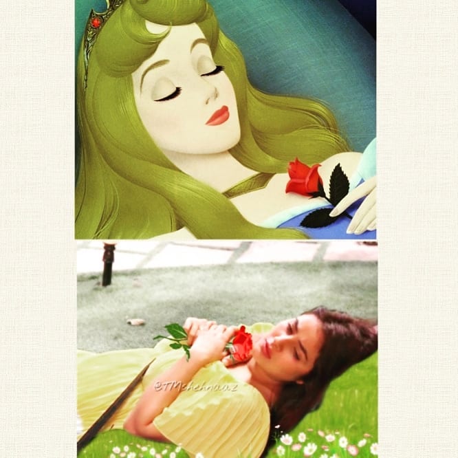  #ShehnaazGill as Sleeping Beauty again
