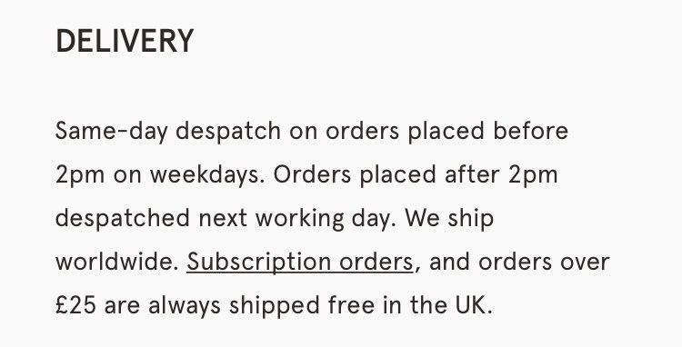 Evecornwell's tweet image. might be delayed because Easter weekend etc. but @grind coffee do same day dispatch which 🤞🏻🤞🏻🤞🏻 means you will get ASAP ☕️☕️