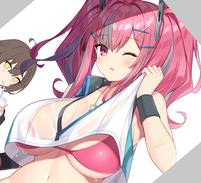 ブレマートン進捗oppai
#アズールレーン 