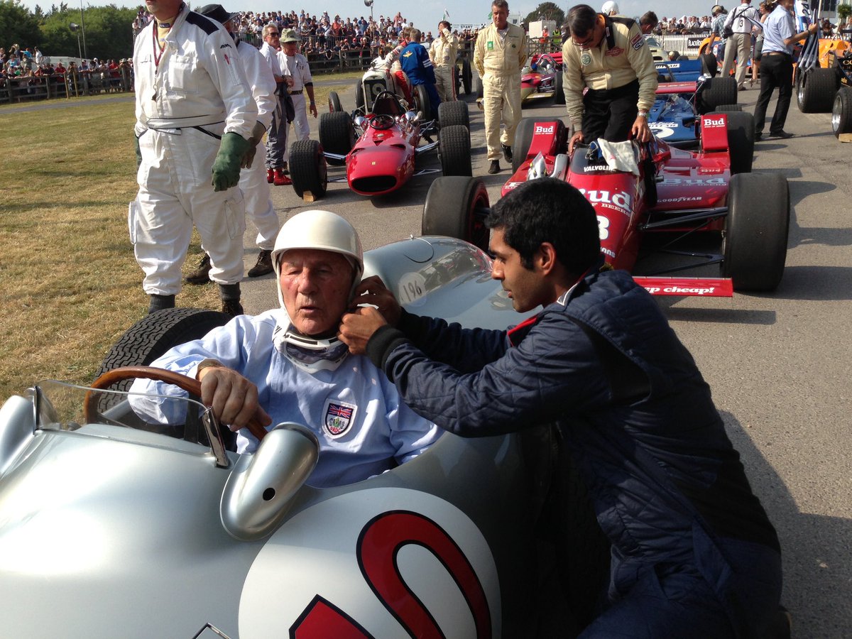 karunchandhok's tweet photo. At the @fosgoodwood one year, his helmet wasn’t done up properly and he shouted at me “Come here dear boy - strap me up will you”! What an amazing character and driver... The greatest never to have won the World Championship. https://t.co/aFaugeQO0P