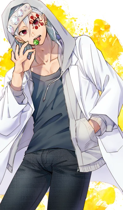 #宇髄天元を描こうの会 
素敵なタグ便乗失礼します!!!
最近のイラストで単体が全然無かった……? 