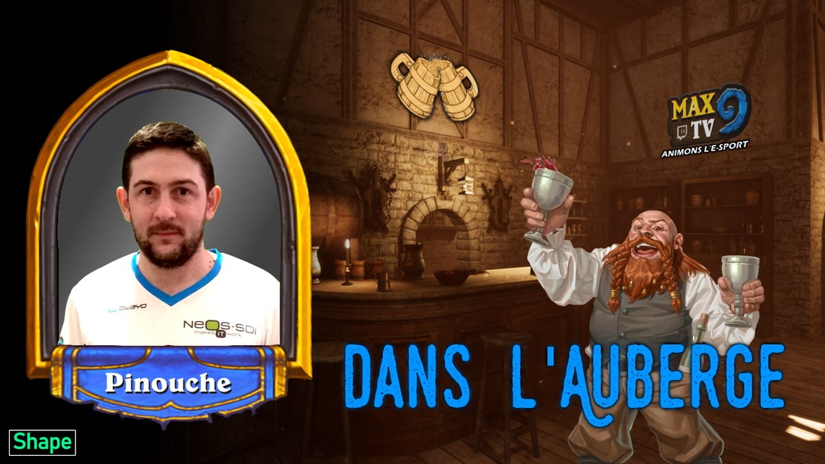 MAXTeamEsport's tweet photo. 📺 #OnMAXTV
▶️ À 16h le boss de la tactique du clic @BlackOneTVoffi dans #LeTacticien pour #TFT
▶️ À 19h @Madmaxpinouche boira du lait de chèvre à s'en faire péter la panse #DansLauberge 🍼
▶️ À 21h @Mars170911 en BG va #ChezLamiBob
#HearthStone #MAXTV
https://t.co/shsMHdc8Zj https://t.co/5HskdSefGH