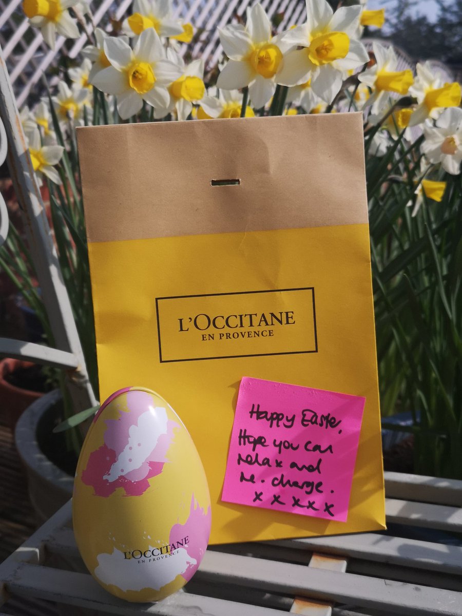 A very kind and thoughtful Easter Bunny left me this wonderful gift on my front door. As much as I love chocolate, I am overwhelmed by this kindness. 💖