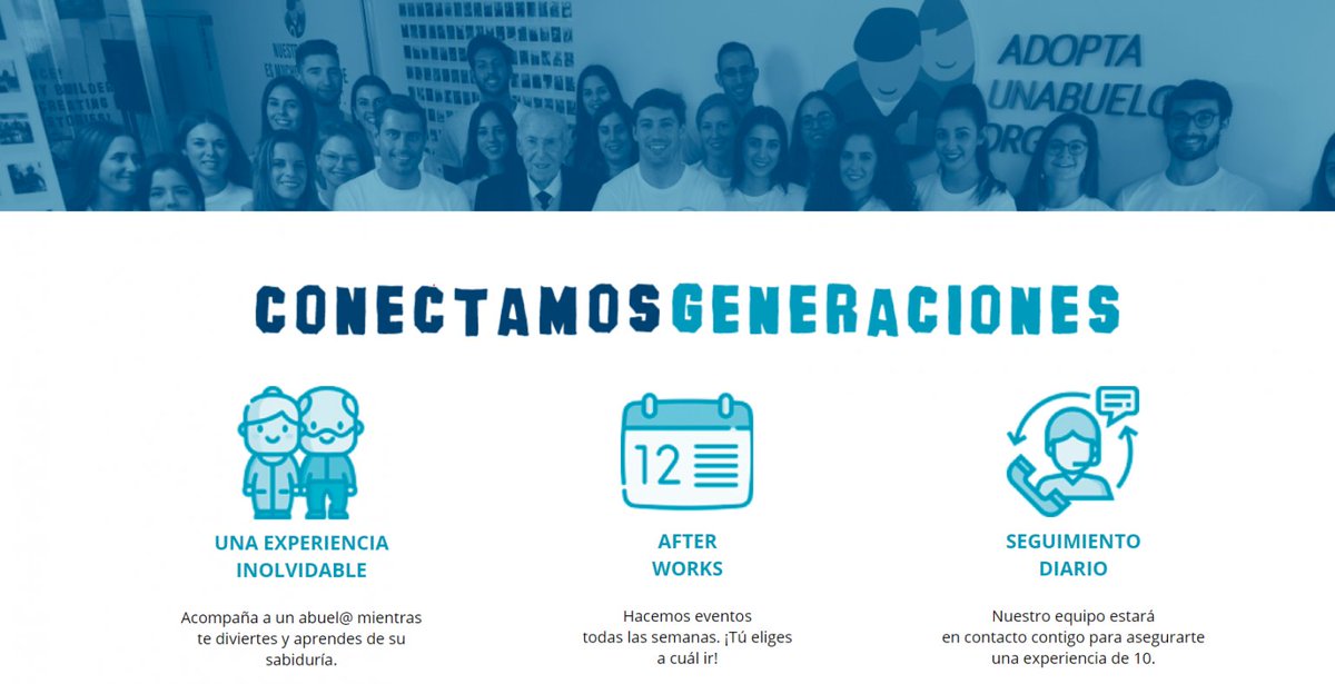 CooperaCovid19's tweet photo. 2 iniciativas para hacer voluntariado hablando con personas mayores que están solas en la crisis: #MinutosEnCompañia y #AdoptaUnAbuelo . + INFO: https://t.co/gLzDxEiNpG @adoptaunabuelo #Hablaconmayores #CuidemosNuestrosMayores #solidaridad #Covid-19 https://t.co/aqVd5PJRbM