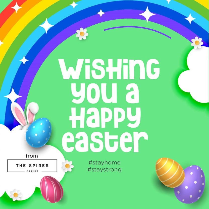 Happy Easter!
- From all of us at The Spires 🐰🌷 #HappyEaster #barnet