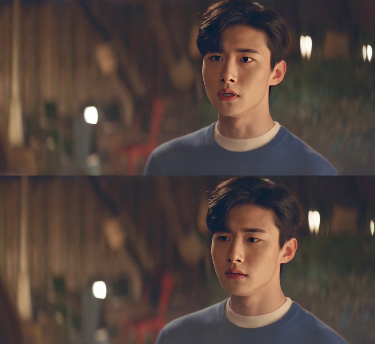 seojihoon looks soooo handsome in blue sweater, could you please be my boyfriend?