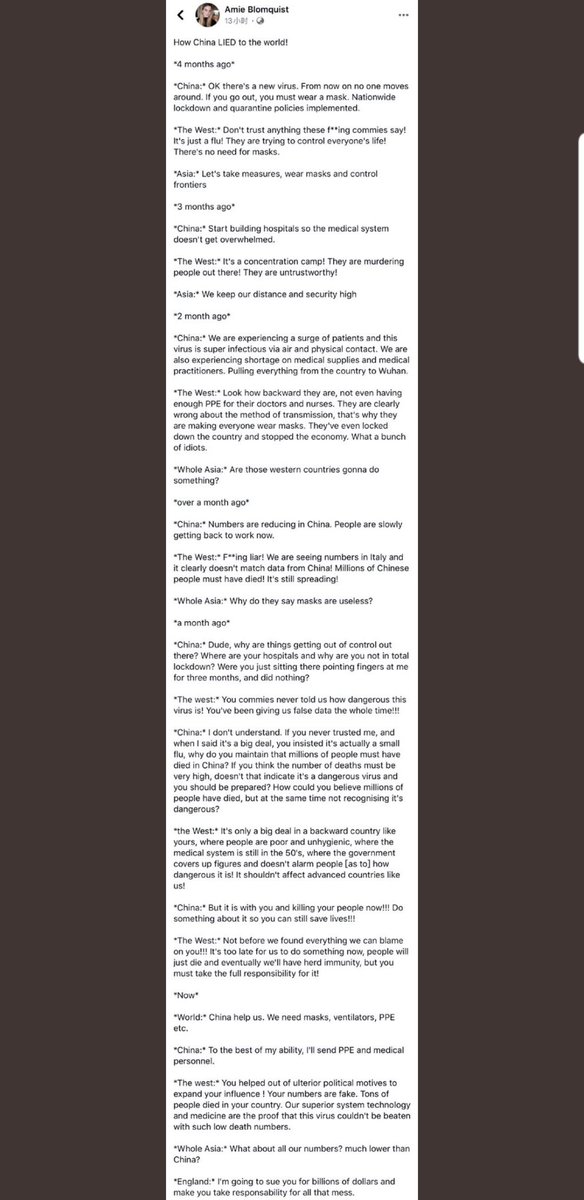 ravember's tweet photo. @Acyn Amie Blomquist told the truth,The USA government has paid the price for not taking the virus seriously. In fact, if the United States had taken the virus seriously, it would have brought the situation under control, Just like South Korea and Japan https://t.co/bA1BgLp7nb