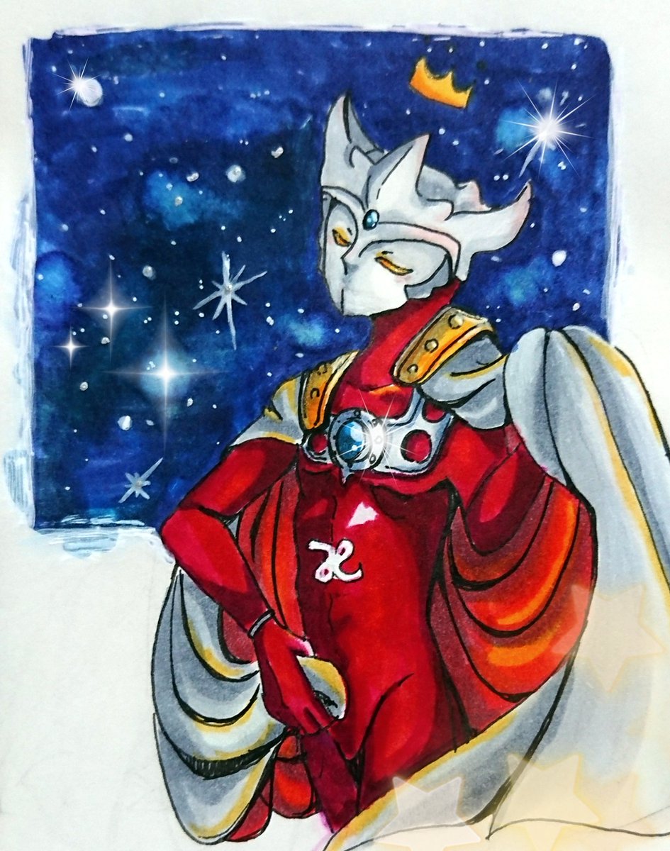 まこまこ まこじょ ウルトラマンレオ46周年 おめでとうございます ᴗ 過去絵だけど 一枚目は初めて描いたぷにぷにしてないウルトライラスト 最後のは初めて参加した去年のひらパー父の日の一コマ