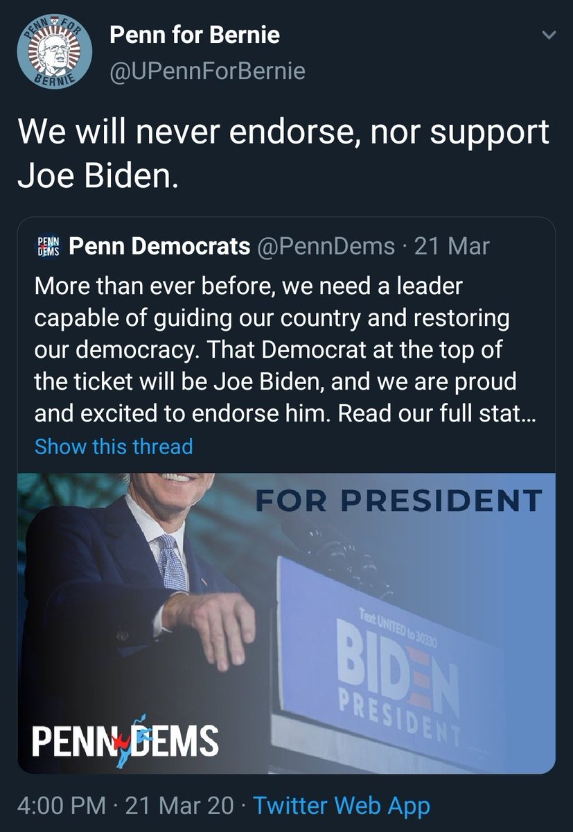 I hope those in the Democratic party, corporate news media, and their billionaire, oligarch masters pushing Biden pay dearly for their selfishness and greed.We need to vote for local and state offices. We need to at least take the House & Senate. And we need a general strike.