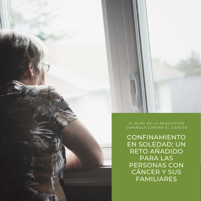 ContraCancerAV's tweet photo. Hay  más de 40.000 personas con cáncer que viven solas en España. La situación de confinamiento resulta más dura cuando estamos solos en casa y no tenemos a alguien con quien compartir rutinas y que sirva de apoyo emocional. ¿Cómo sobrellevarlo? https://t.co/fmGpkMqvTt https://t.co/sgKi1Kdog1
